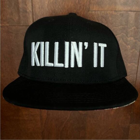 Jeffree Star Black Baseball Cap with White \'KILLIN\' IT\' Embroidery, NWOT main image 16